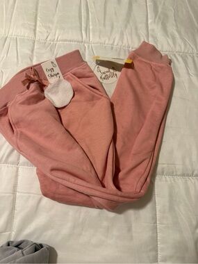 Sweet Butterfly Girls' Pink Jogger Sweatpants
